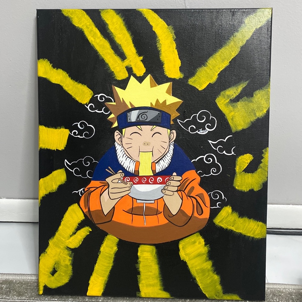 Naruto hand Painted painting